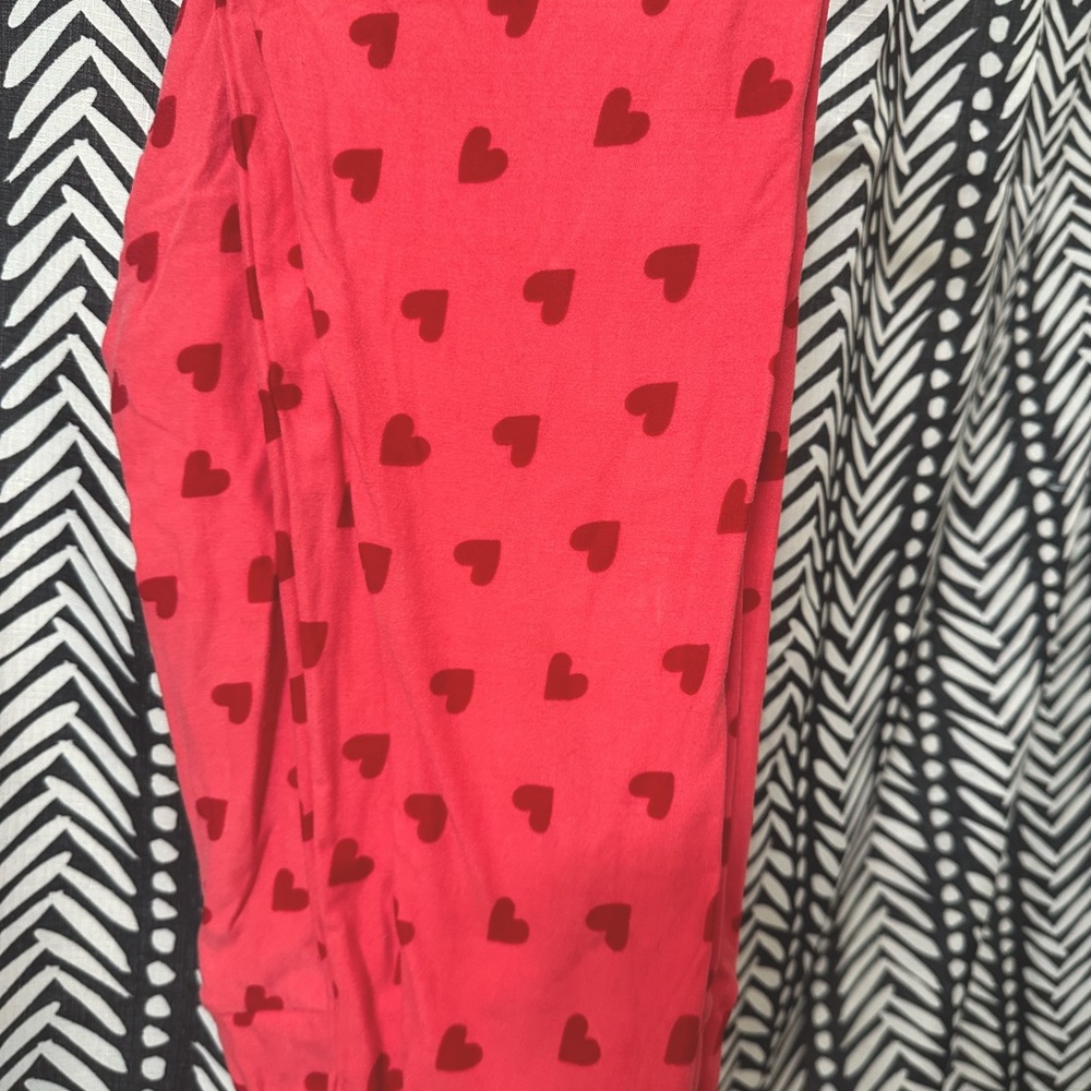 LulaRoe Leggings Tall & Curvy Pink Heart